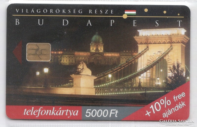 Magyar telefonkártya 1178  1999 Budapest, Dunapart ODS 4   50.000 Db