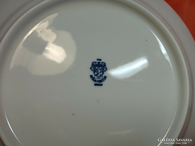 Alföldi indamintás süteményes porcelán tányér, 5 db.