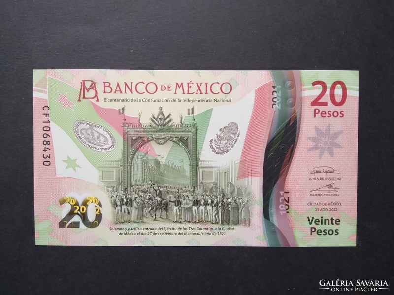 Mexico 20 pesos 2022 oz