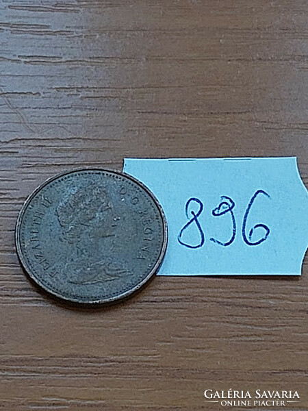 Canada 1 cent 1980 ii. Queen Elizabeth, bronze 896