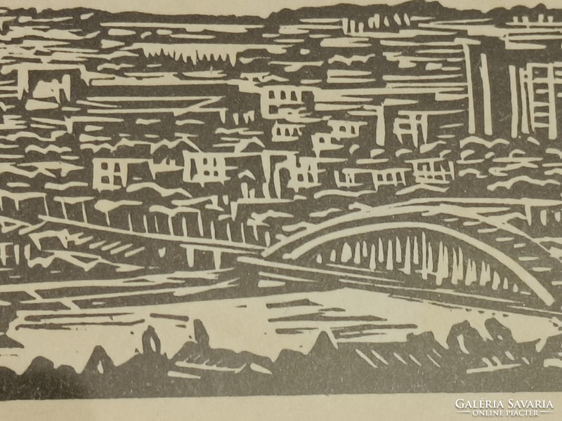 Woodcut by Károly Andruskó