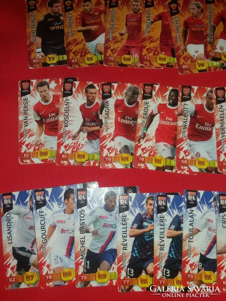 2011 Euro b.L.2. Pack of 50 football collectible cards in one set, condition according to the pictures