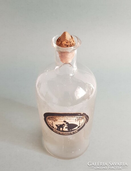 1920 Marvel Illatszergyár Rt. Budapest kölnis parfümös üveg 500ml