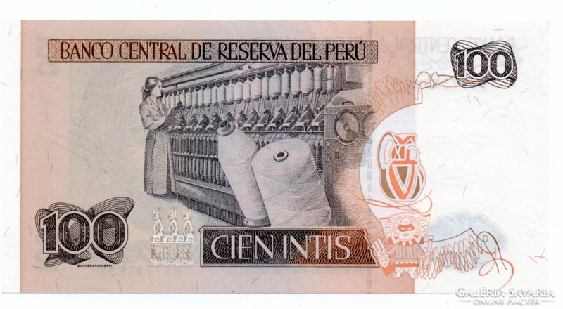 100     Intis   1987     Peru