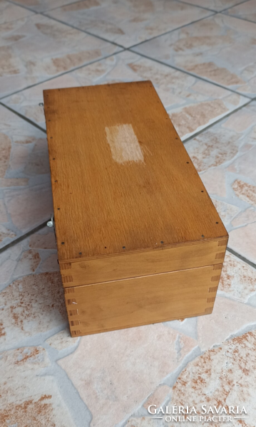 Tapped wooden box
