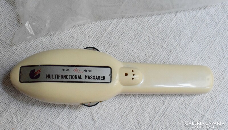 Old massager and acupuncture, electric hand tool, china, works with a pencil battery