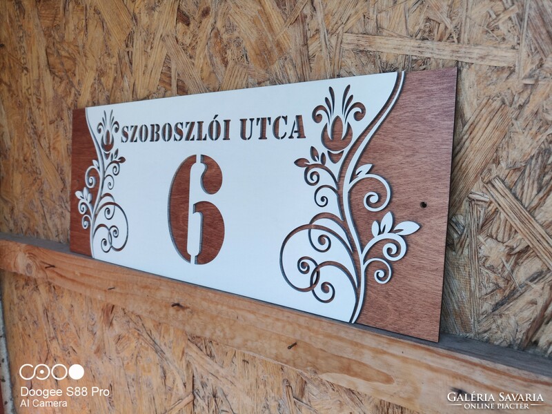 House number board - decor 2