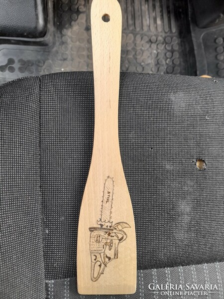 Unique pyro-engraved wooden spoon for almost every occasion