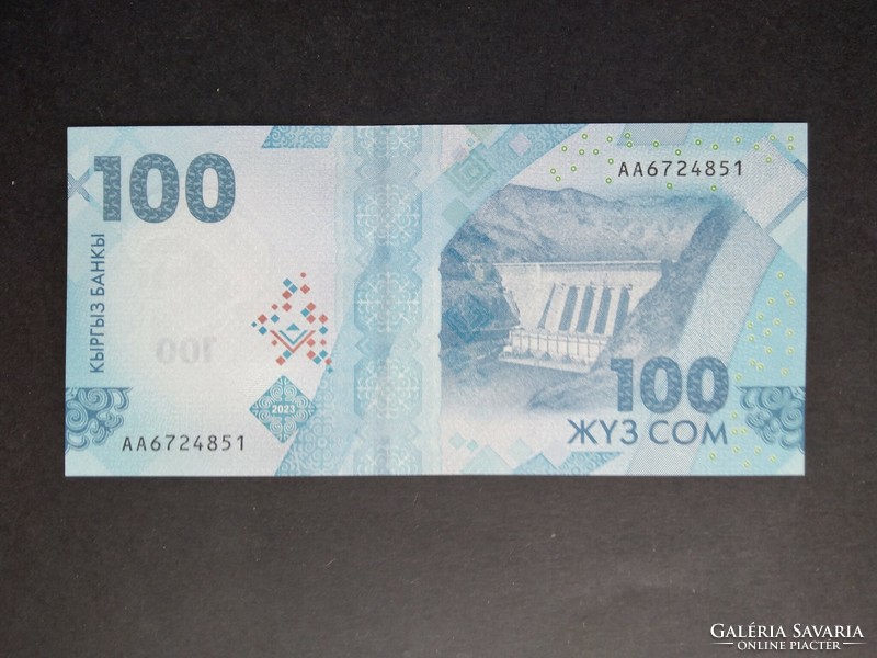 Kirgizisztán 100 Com 2023 UNC