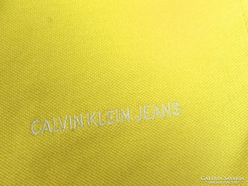 Original calvin klein (m) short sleeve women's collared top