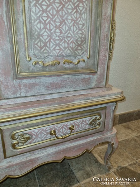 Neo-baroque dresser with shelves and drawers for sale!