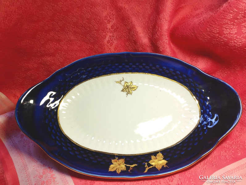 Apulum porcelain oval bowl, offering, centerpiece