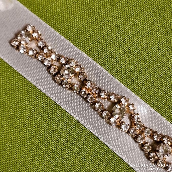 Wedding belt 39 - bridal belt with rhinestones, bracelet 13x1cm