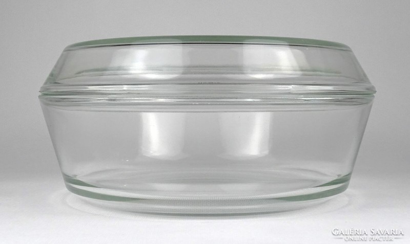 1Q977 Jena heat-resistant bowl with lid glass bowl baking dish simax