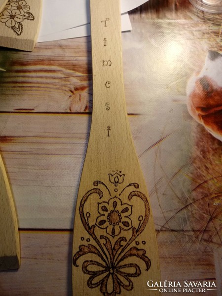 Unique pyro-engraved wooden spoon for almost every occasion