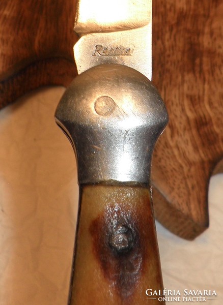 Old Rostfrei curved knife from collection