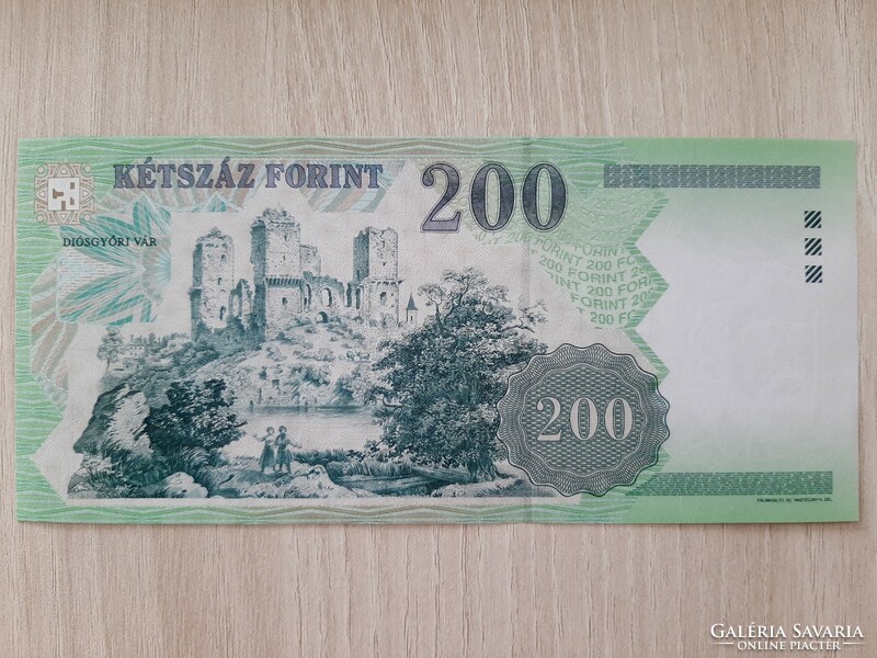 200 forint bankjegy FC sorozat 2007 UNC