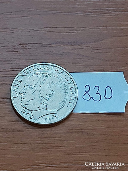 Sweden 1 kroner 2000 b, xvi. King Gustav Károly, copper-nickel 830
