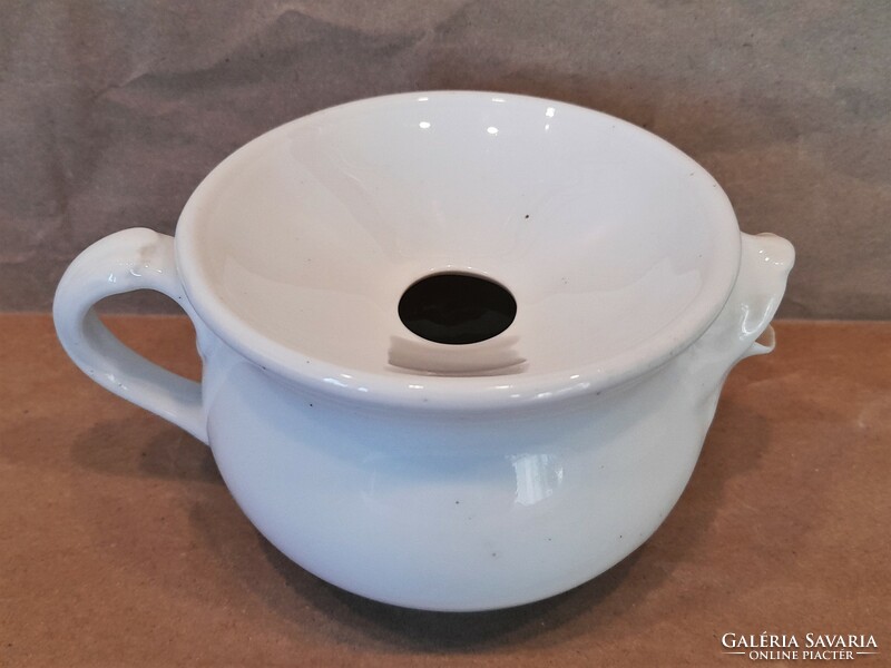 Antique gentleman's porcelain spittoon