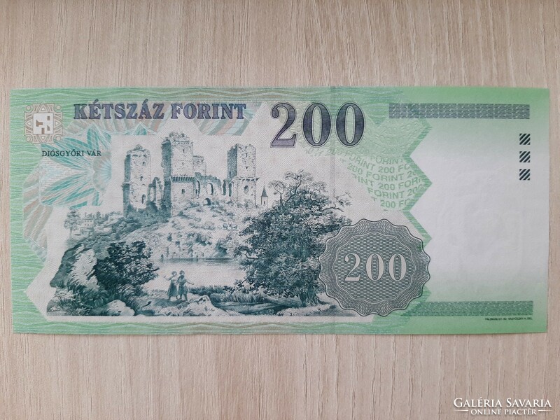 200 forint bankjegy FA sorozat 2007 UNC