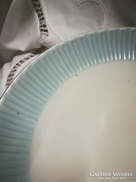 Hollóházi round serving bowl