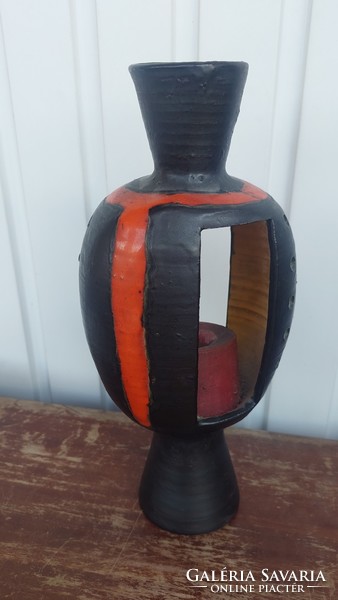 Pázmándy retro ceramic candle holder