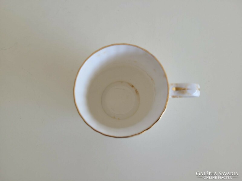 Régi Royal Windsor bögre madár mintás porcelán teás csésze