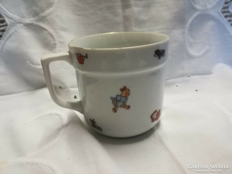 Alföldi porcelain mug with children's pattern