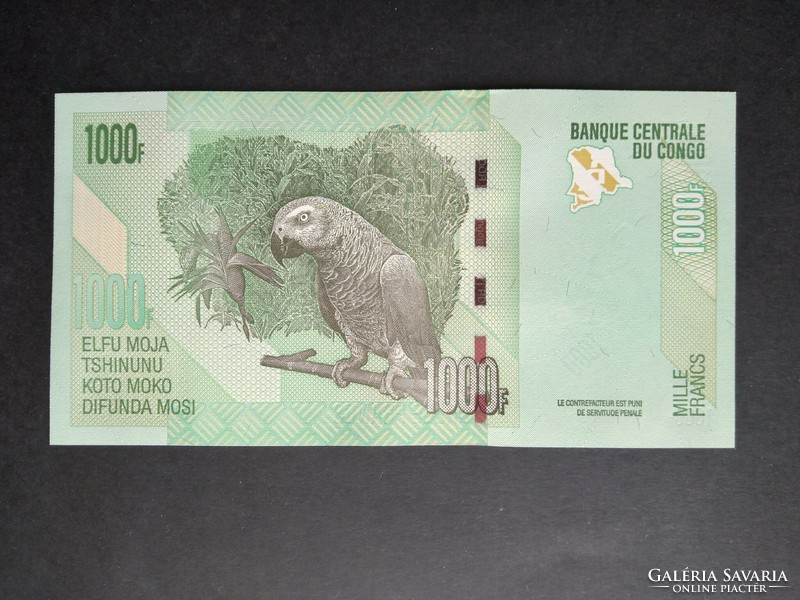 Kongó 1000 Francs 2013 Unc
