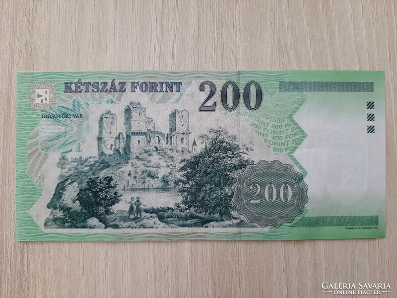 200 HUF banknote fb series 2005 unc crisp banknote