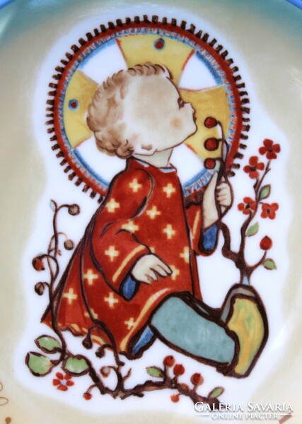 Hummel porcelain decorative plate - Christmas 1975 - schmid