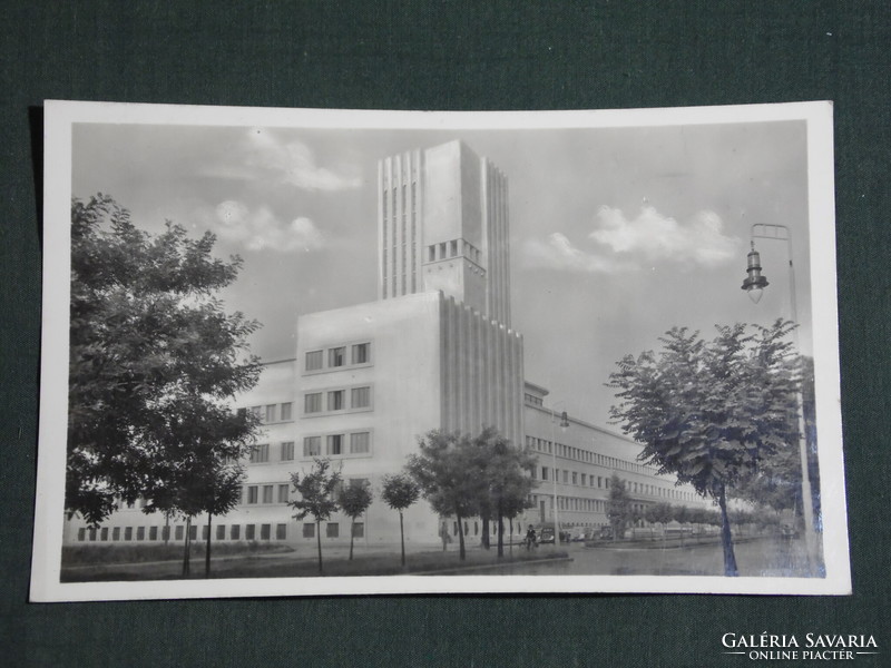 Postcard, Novi Sad, view, administrative palace, 1944