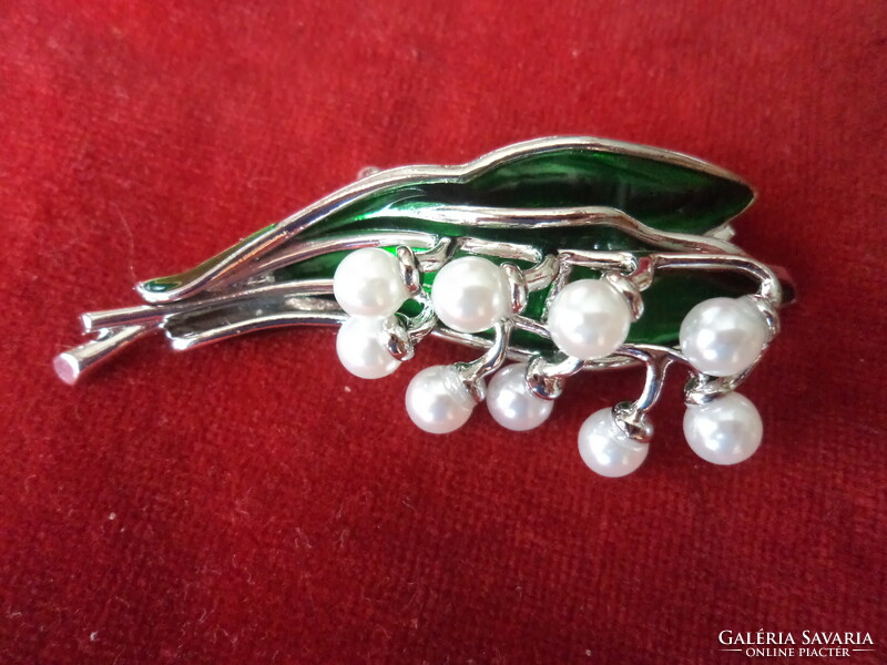 Lily of the valley brooch