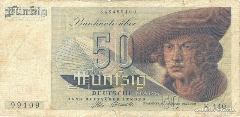 50 márka 1948 12.09. Németország