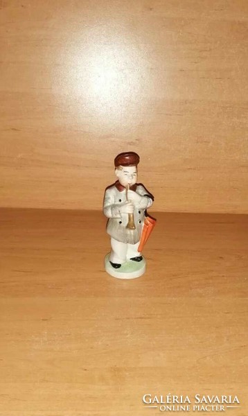 Old German porcelain piquing boy with umbrella very rare figure (po-3)