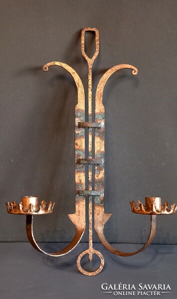 Huge 50 cm art and craft wrought iron wall candle holder negotiable