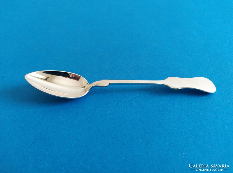 Silver tea spoon in violin style