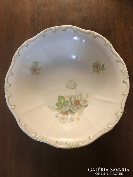 Zsolnay porcelain bowl/side dish. With floral decor, shield stamp. No breaks or cracks