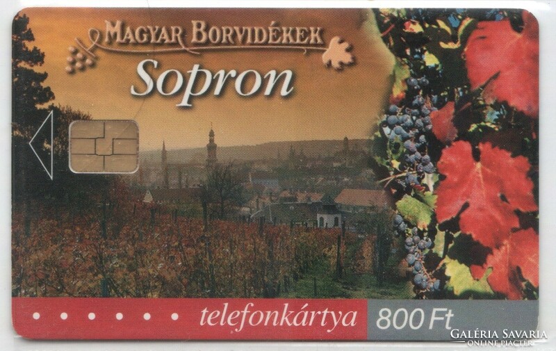 Hungarian phone card 1158 2002 Sopron Orga 30,000 Pcs