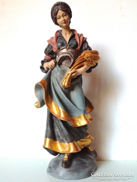 Blessed Lady of Sickles, large-scale carved and painted statue