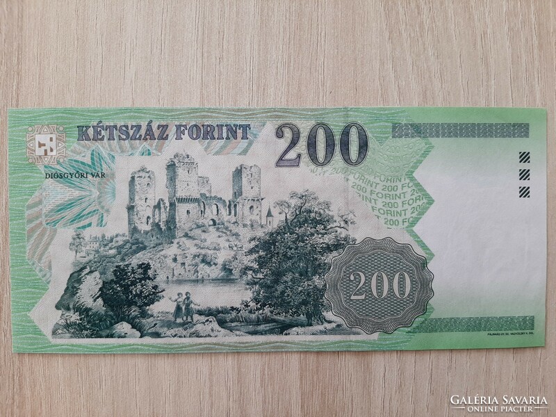 200 forint bankjegy FB sorozat 2003  UNC ropogós bankjegy