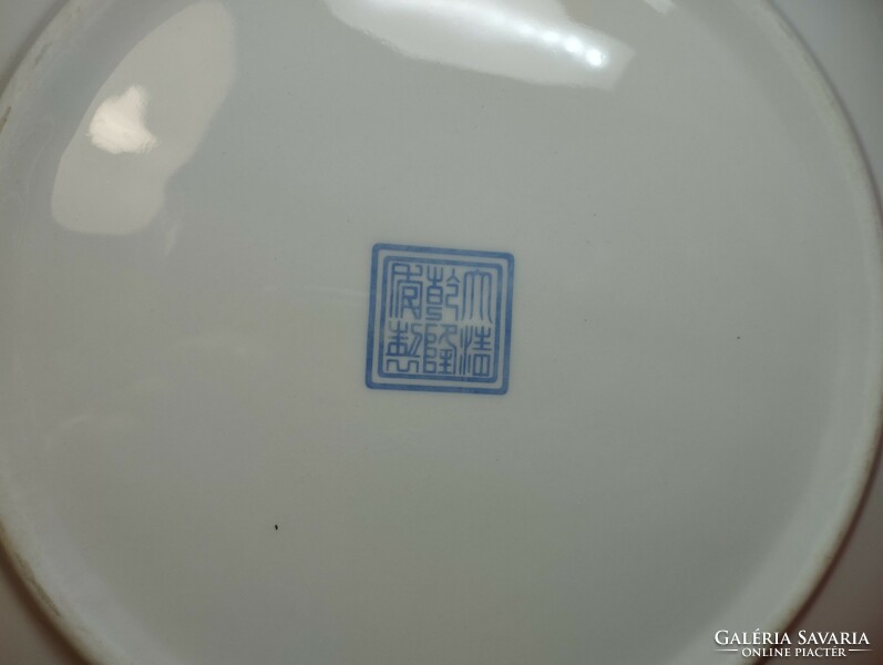 Antique Chinese porcelain large flat plate