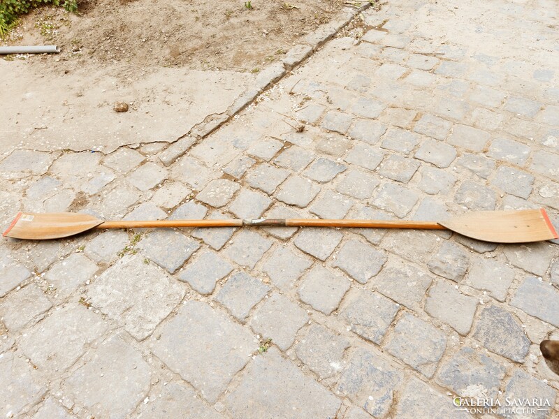 Antique German kayak oar / paddle circa 1960 for wall decoration