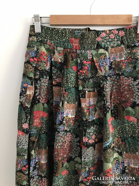 Patterned, long, women's skirt