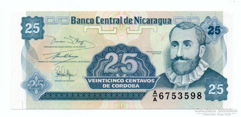 25     Centavo           Nicaragua