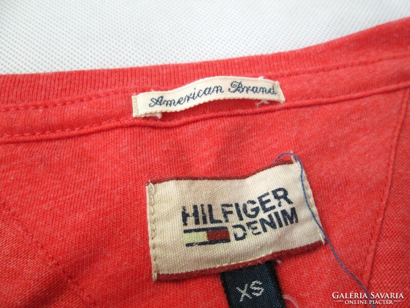 Original tommy hilfiger (xs / s) pretty short sleeve women's t-shirt top