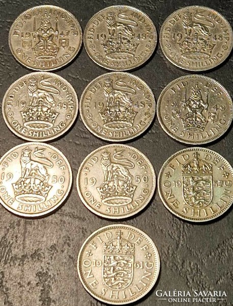 Egyesült Királyság 1 shilling, LOT.