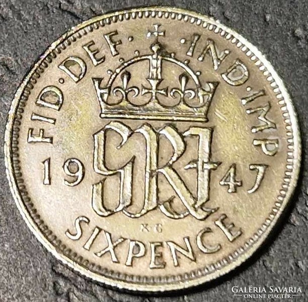 United Kingdom 6 pence, 1947