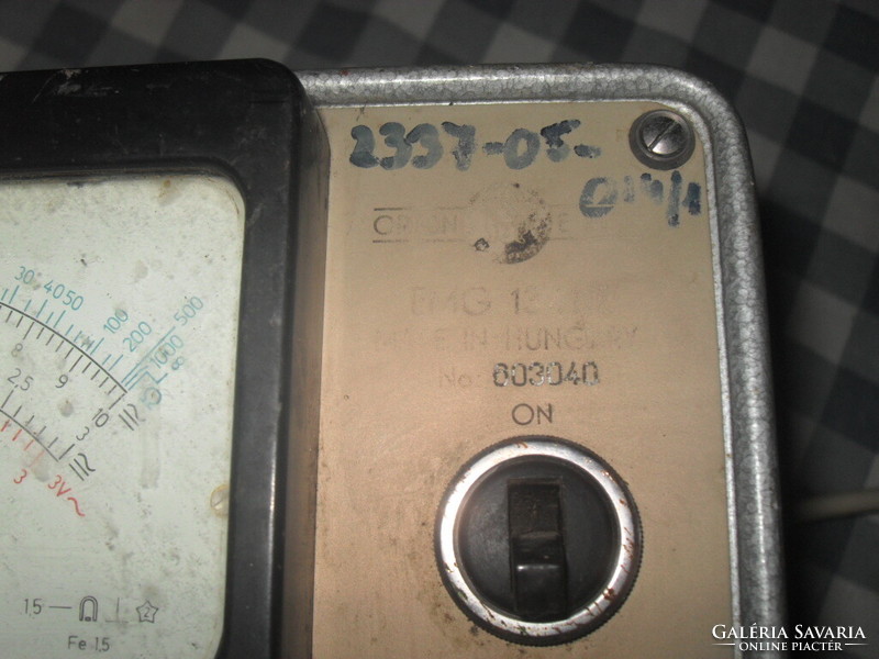 Orivohm II. Tube voltmeter, typ. Tr-1401