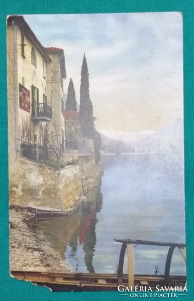 Antik üdvözlő képeslap - tájkép